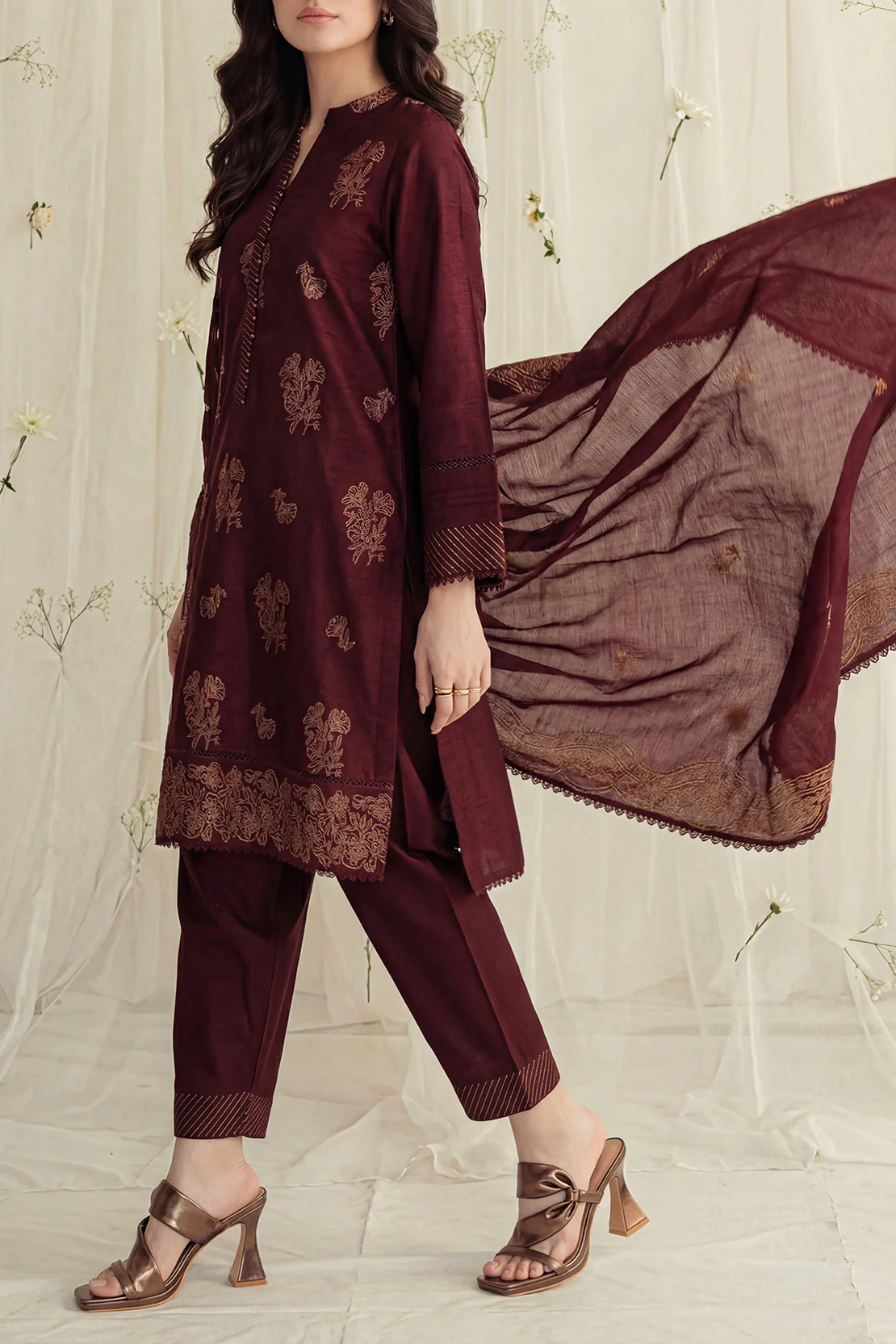 Unstitched Jacquard Cotton 3 Piece - Image 3