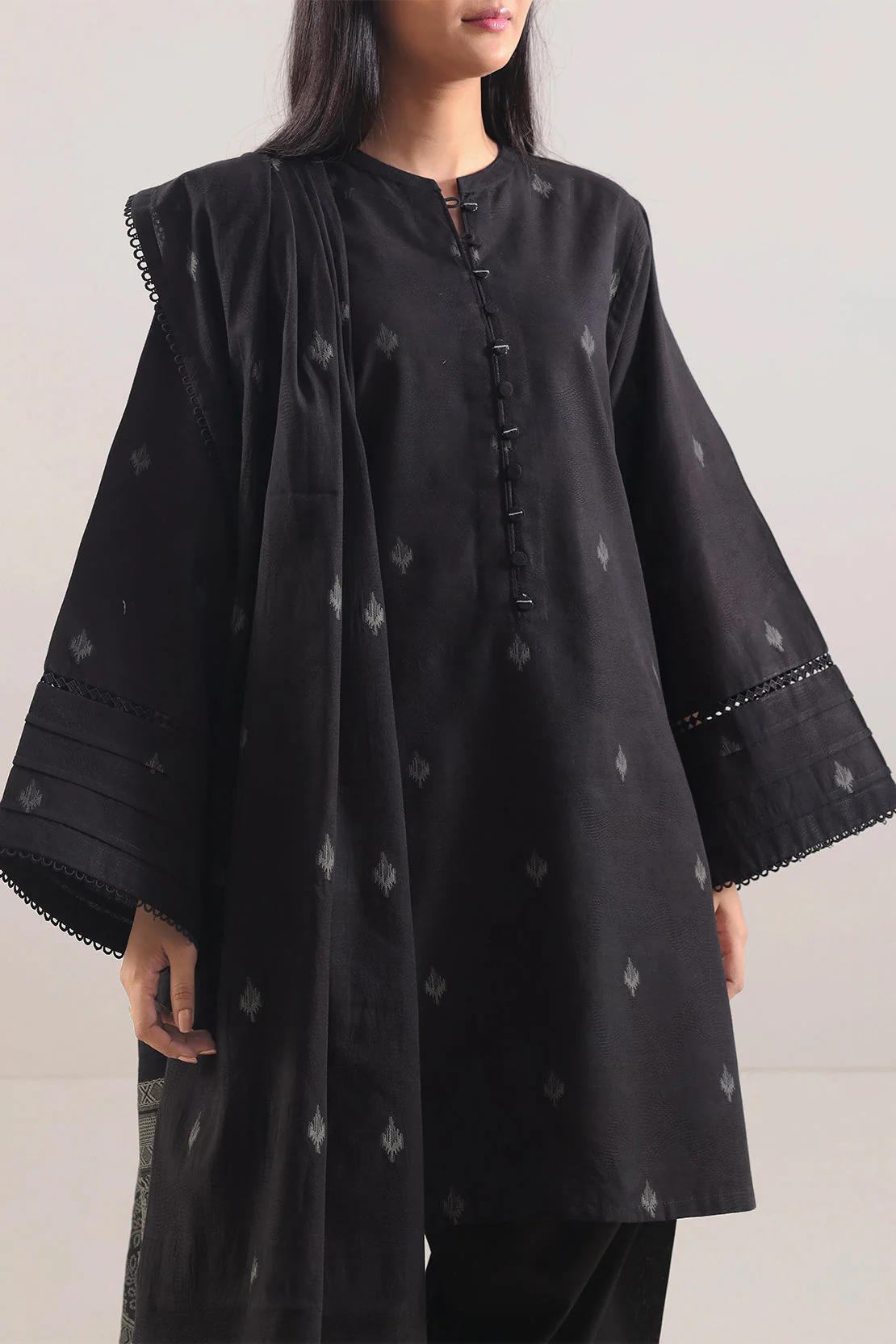 Unstitched Jacquard Cotton 3 Piece - Image 3