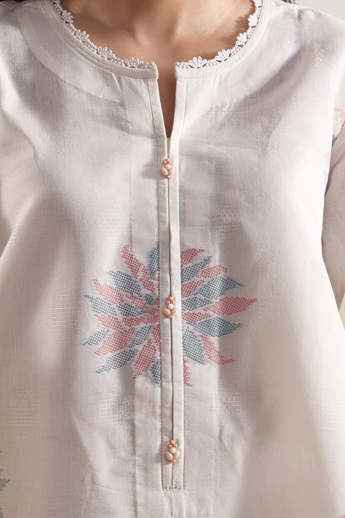 Unstitched Jacquard Cotton 3 Piece - Image 4
