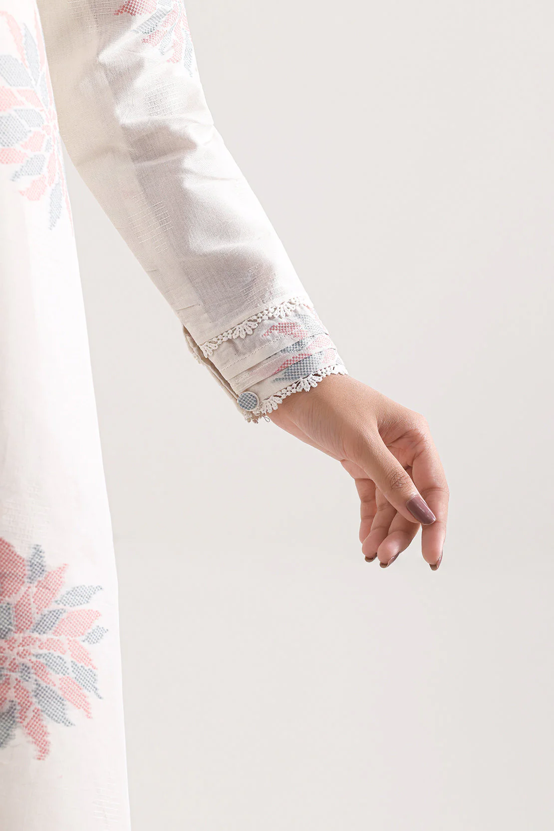 Unstitched Jacquard Cotton 3 Piece - Image 5