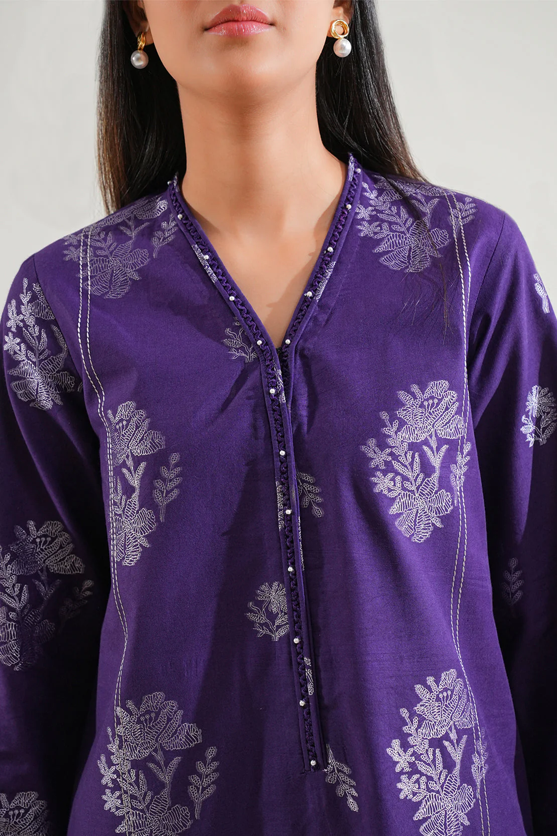 Unstitched Jacquard Cotton 3 Piece - Image 3