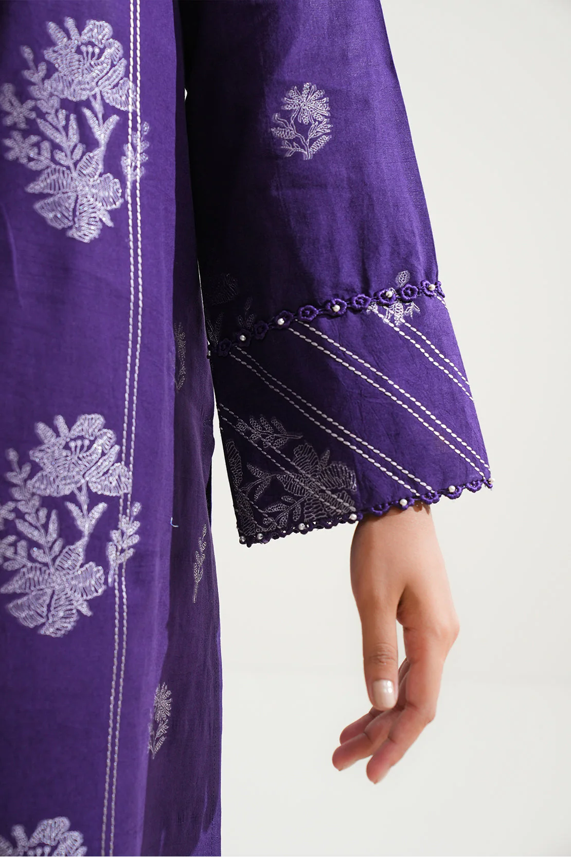 Unstitched Jacquard Cotton 3 Piece - Image 4