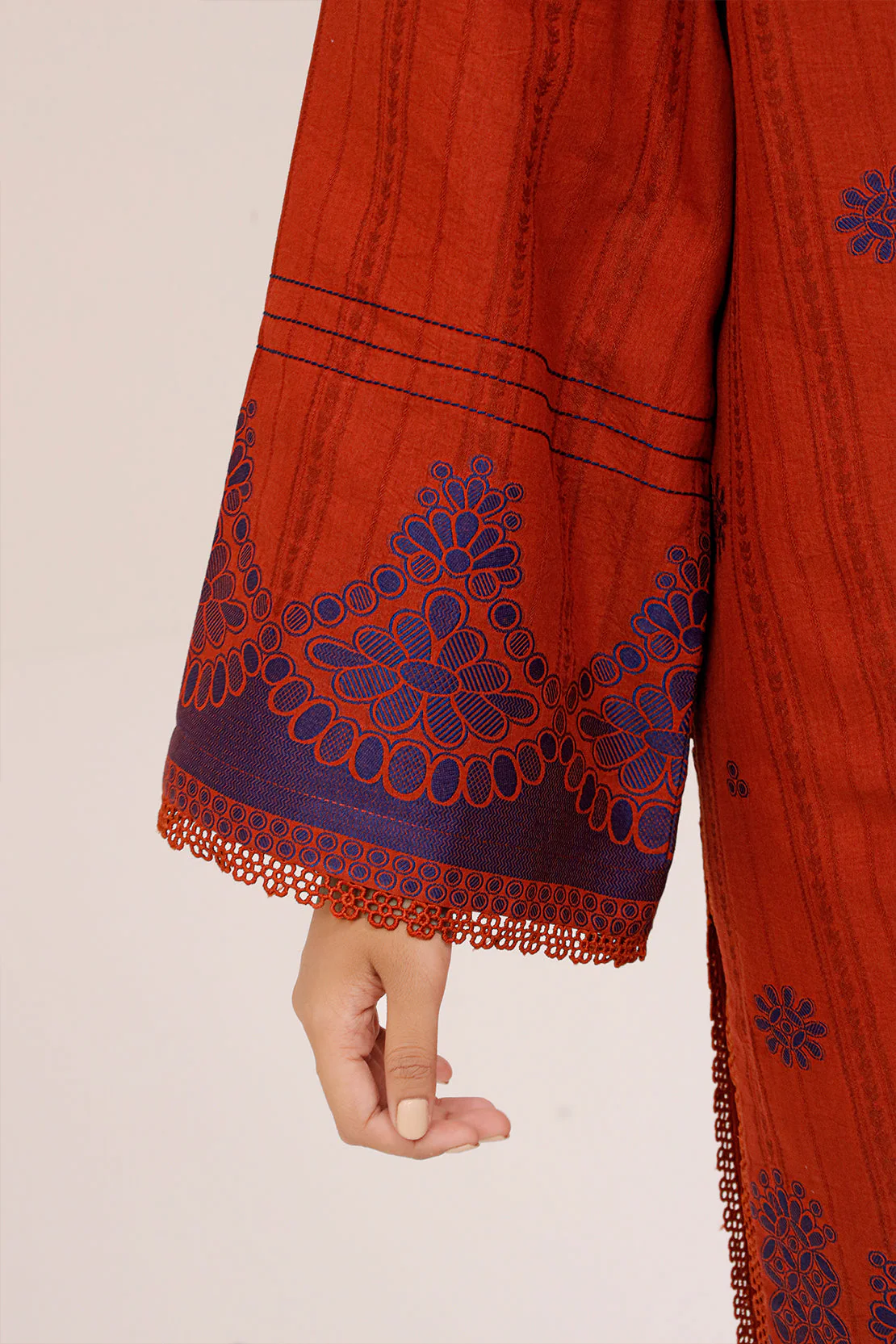 Unstitched Jacquard Cotton 3 Piece - Image 4