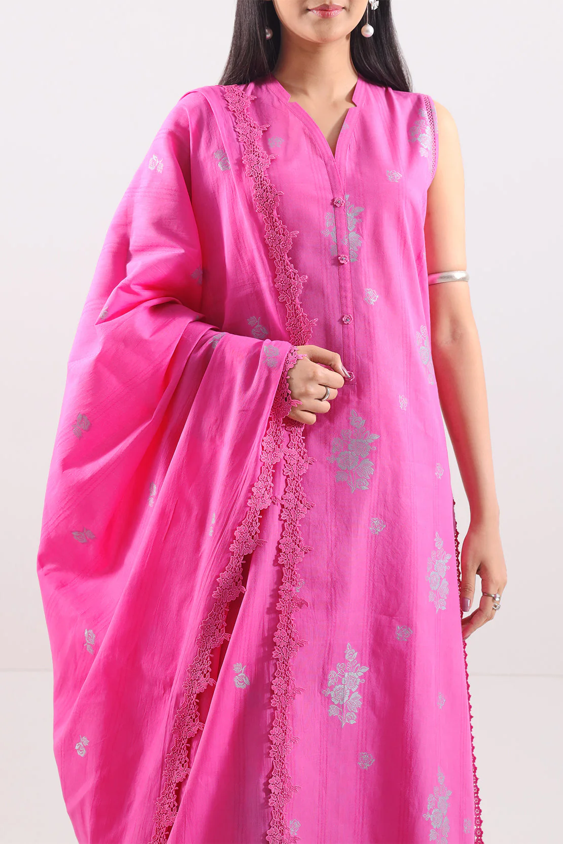 Unstitched Jacquard Cotton 3 Piece - Image 3