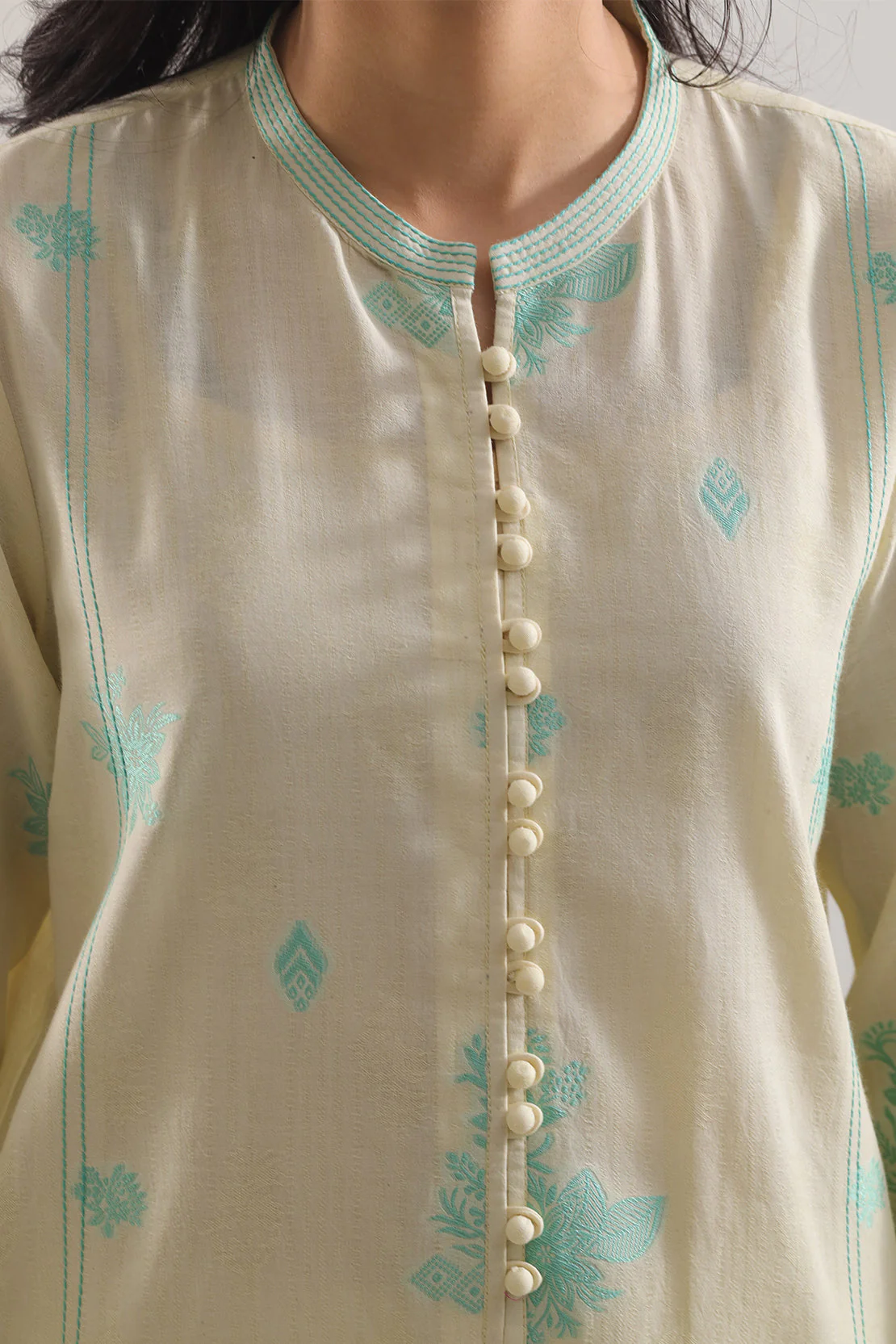 Unstitched Jacquard Cotton 3 Piece - Image 3