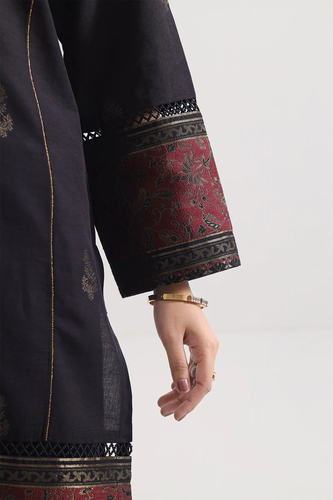 Unstitched Jacquard Cotton 3 Piece - Image 3