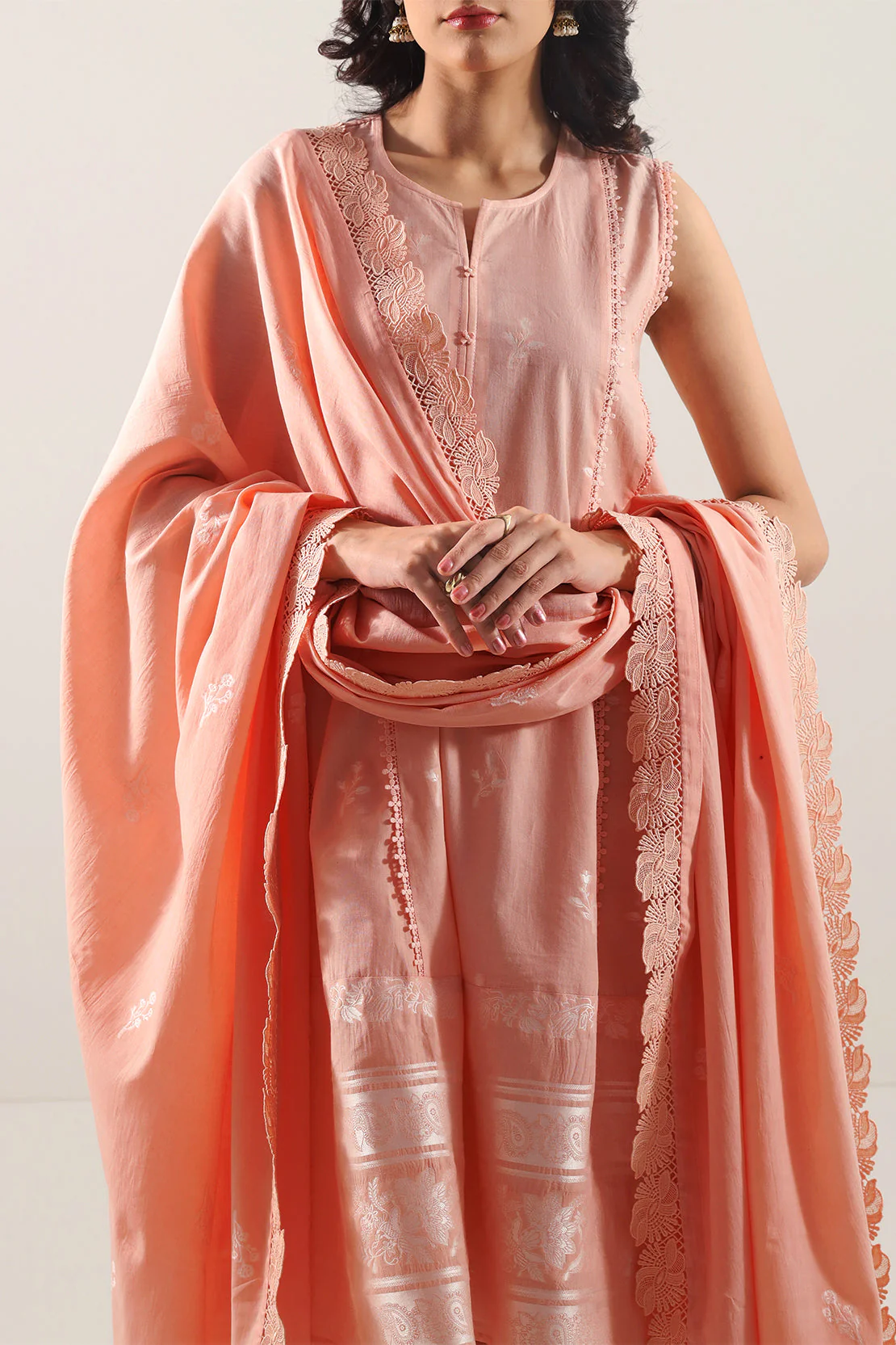 Unstitched Jacquard Cotton 3 Piece - Image 2