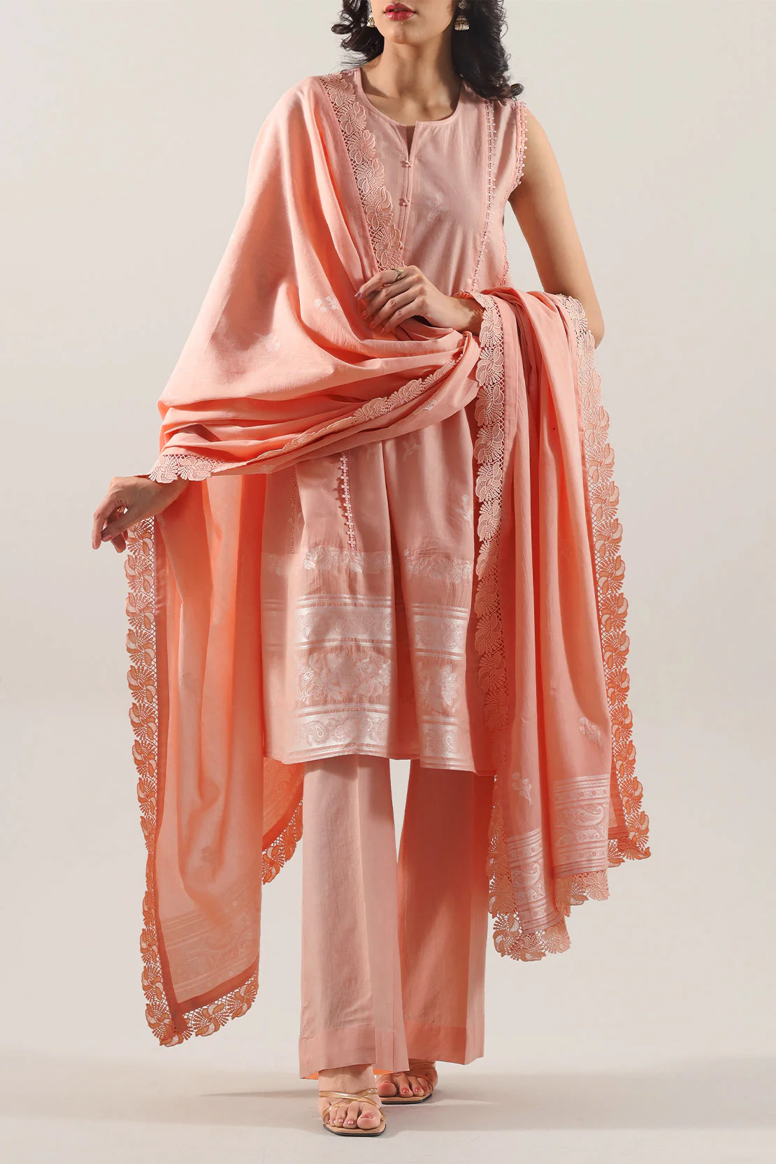 Unstitched Jacquard Cotton 3 Piece - Image 3