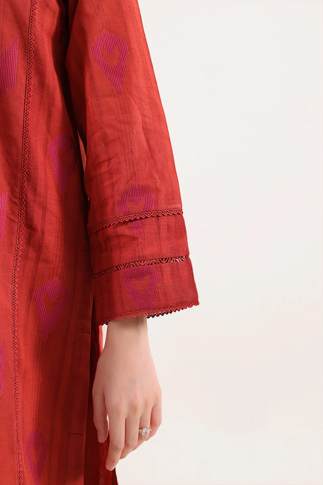 Unstitched Jacquard Cotton 3 Piece - Image 4