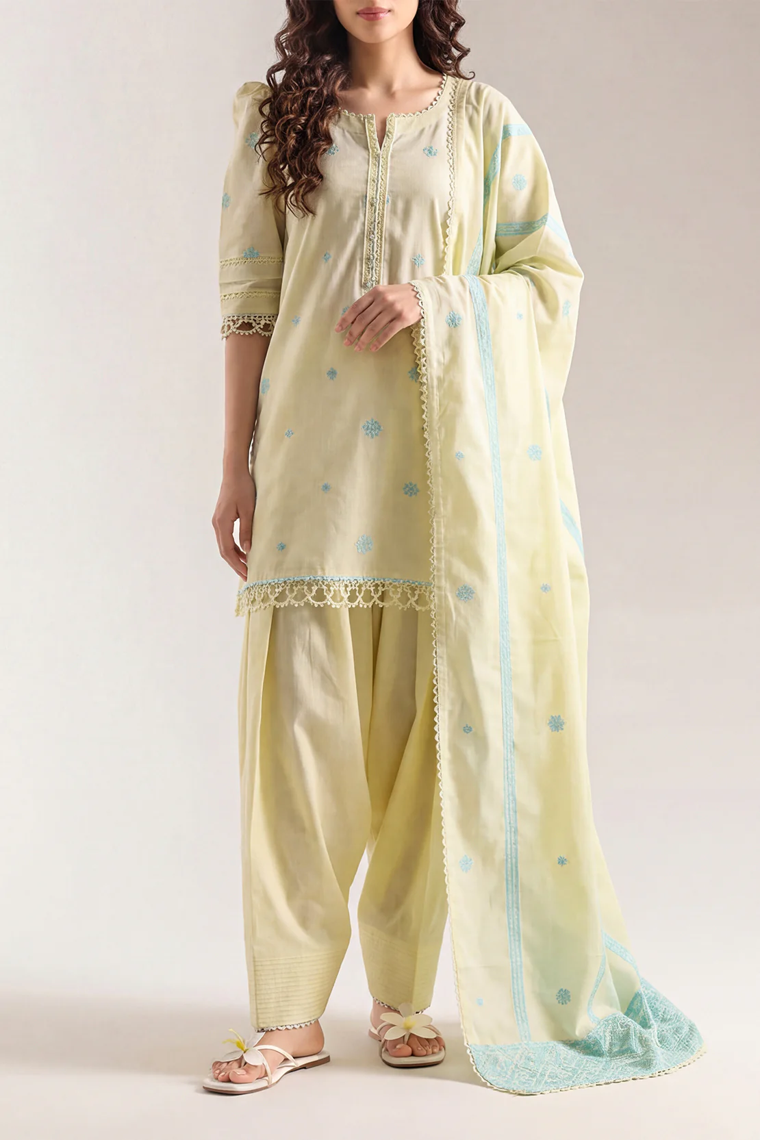 Unstitched Jacquard Cotton 3 Piece - Image 2