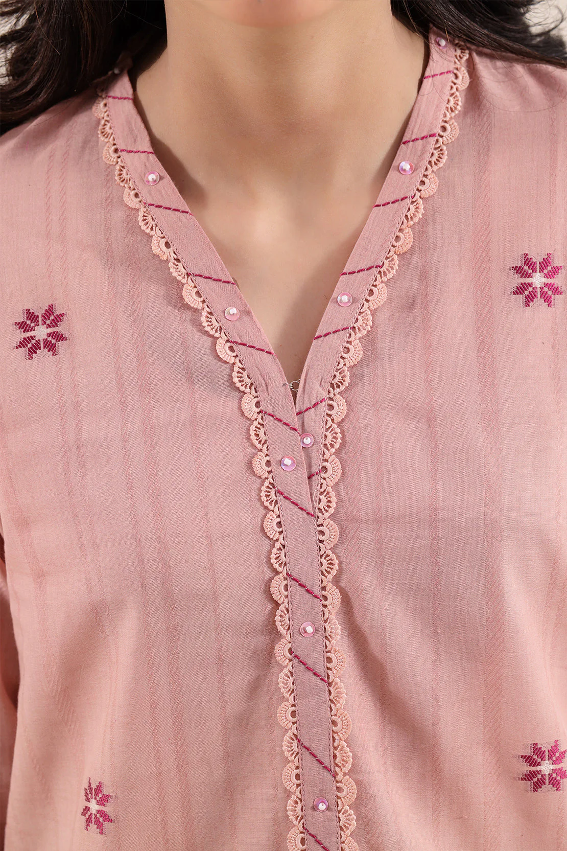 Unstitched Jacquard Cotton 3 Piece - Image 3