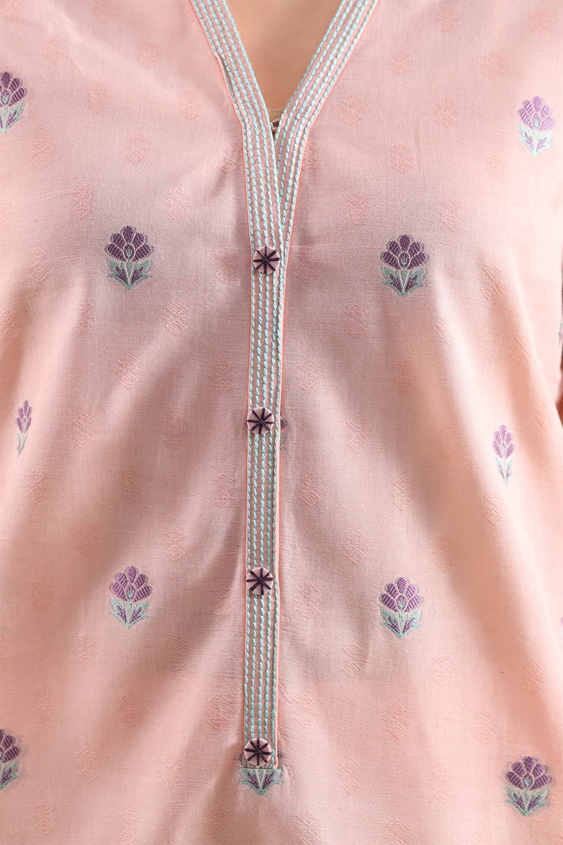 Unstitched Jacquard Cotton 3 Piece - Image 4