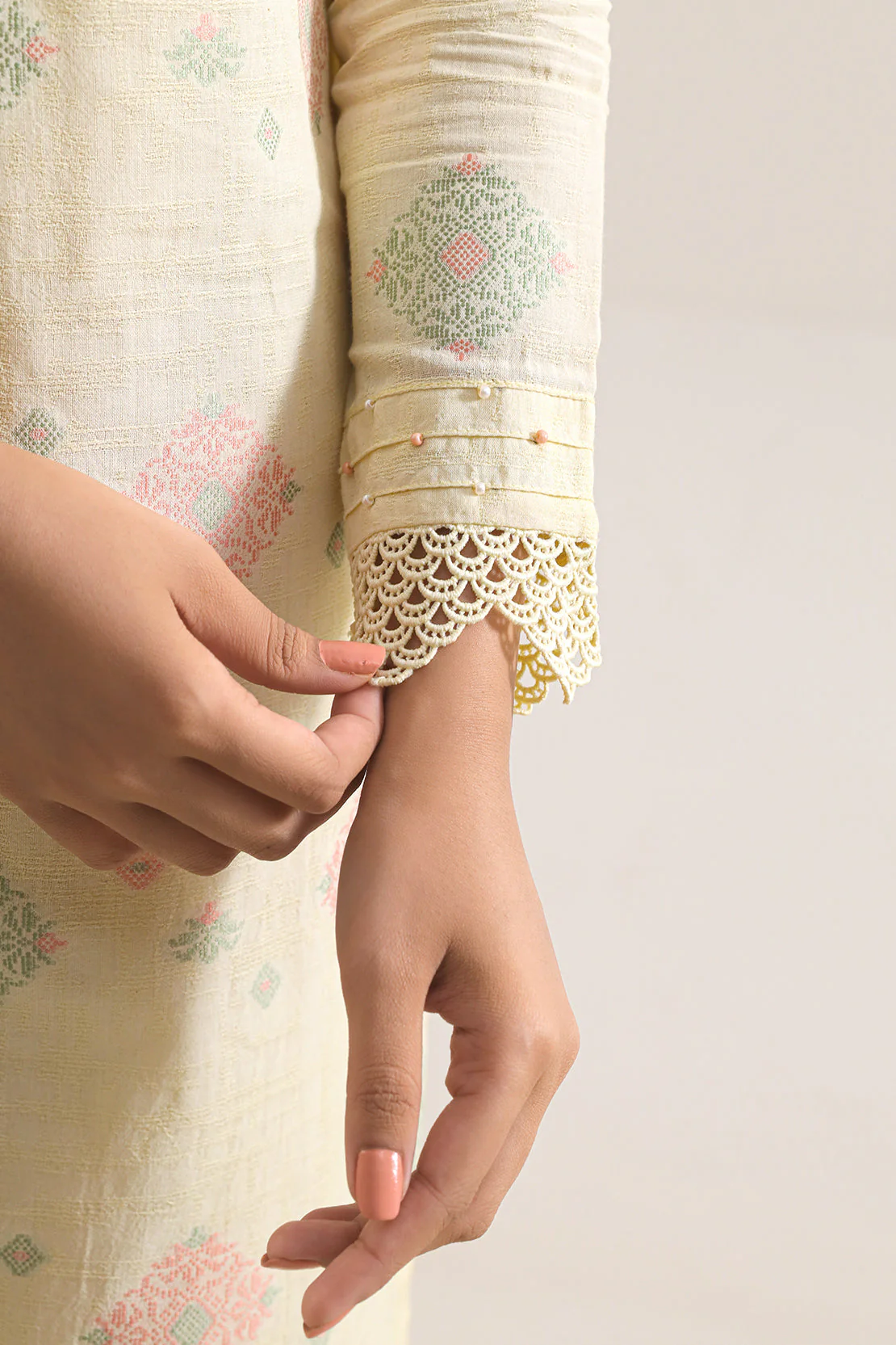 Unstitched Jacquard Cotton 3 Piece - Image 5