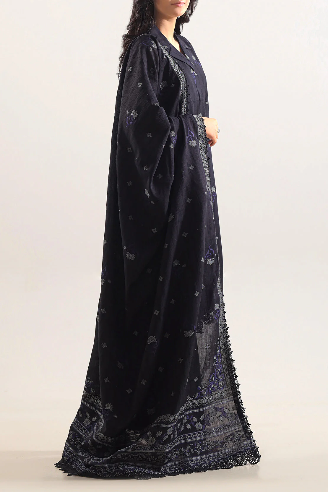 Unstitched Jacquard Cotton 3 Piece - Image 4