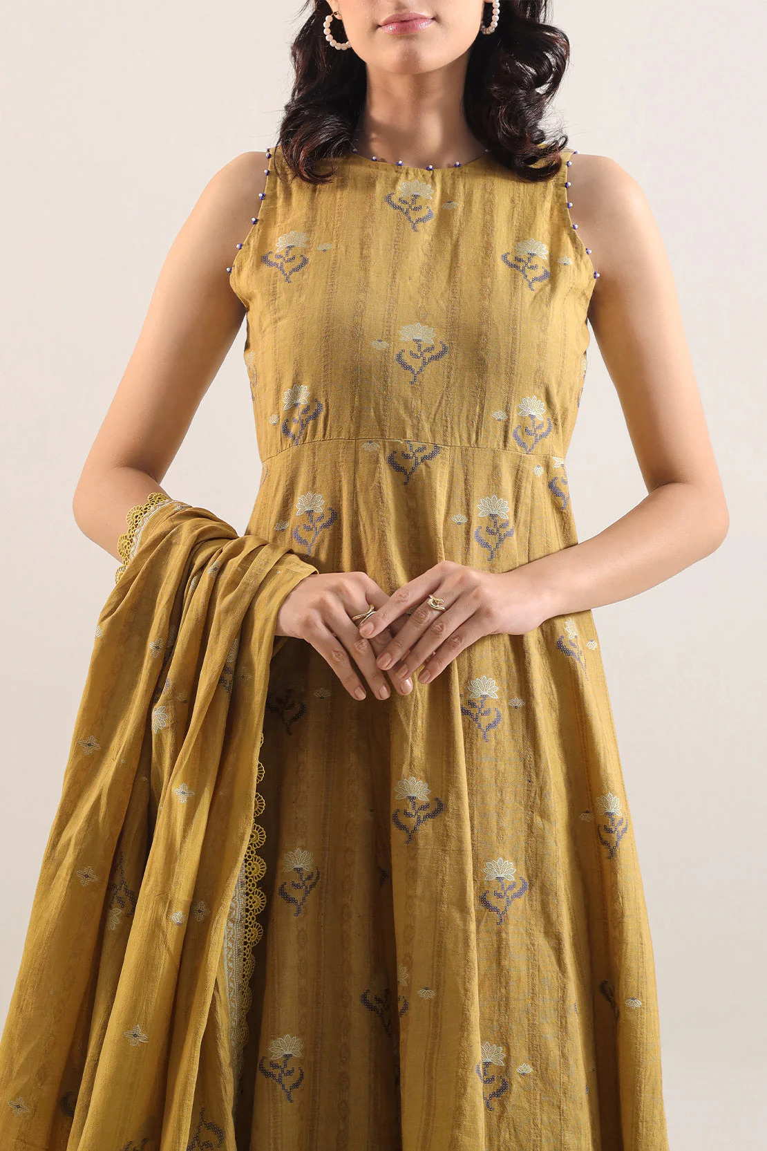 Unstitched Jacquard Cotton 3 Piece - Image 2