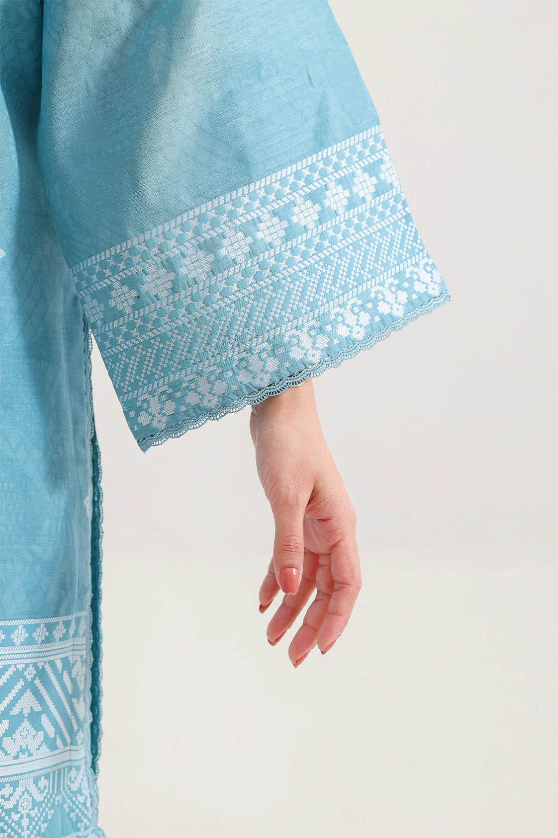 Unstitched Jacquard Cotton 3 Piece - Image 4