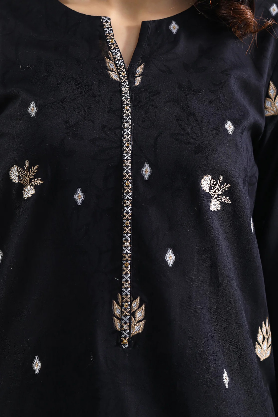 Unstitched Jacquard Cotton 3 Piece - Image 3