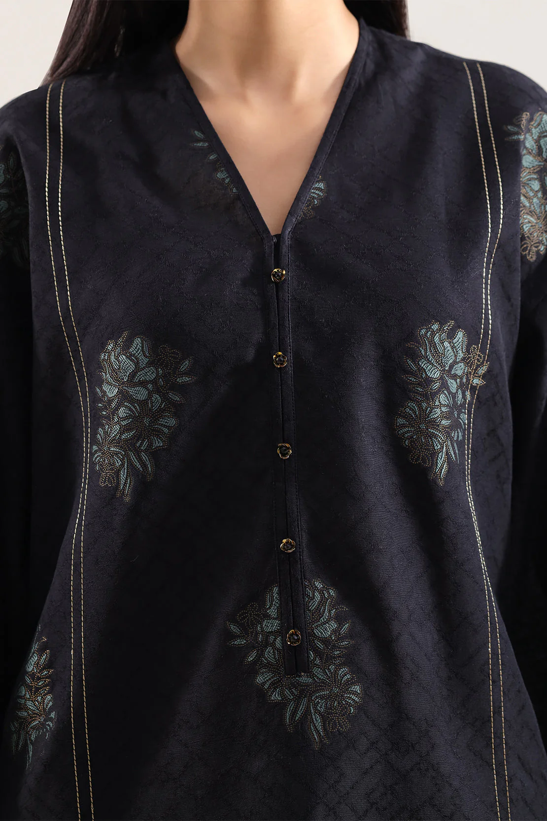 Unstitched Jacquard Cotton 3 Piece - Image 3