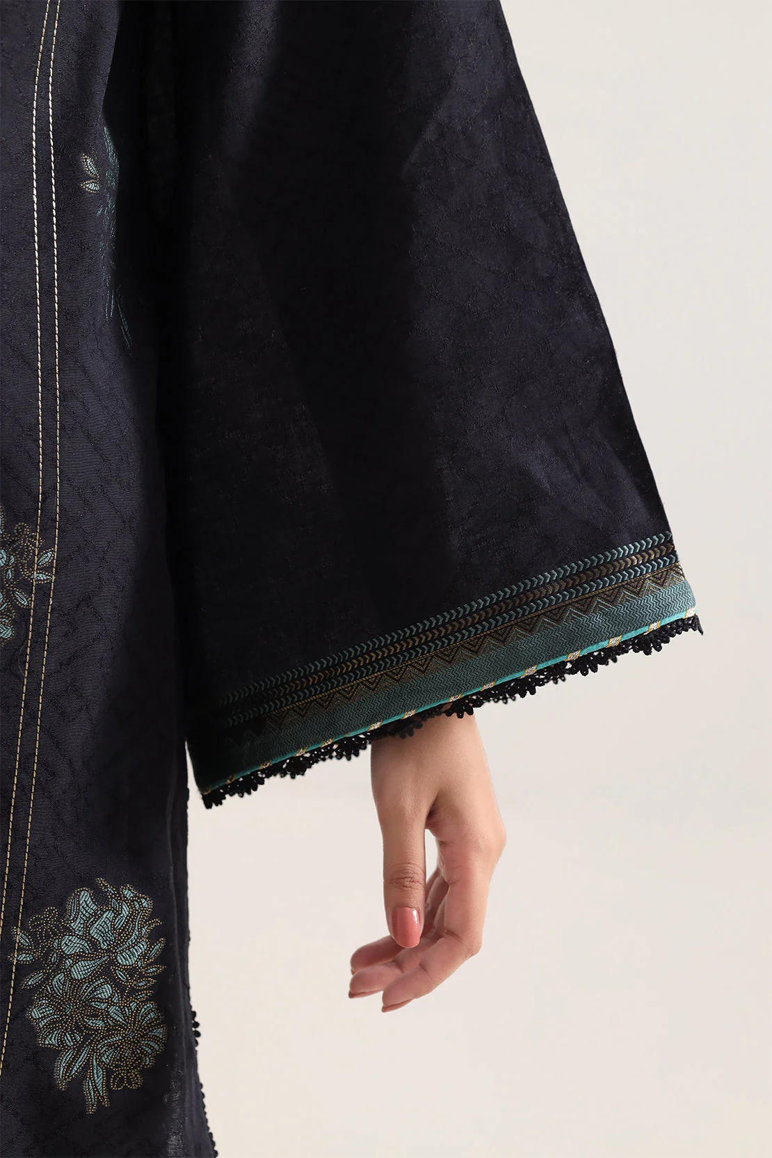 Unstitched Jacquard Cotton 3 Piece - Image 4