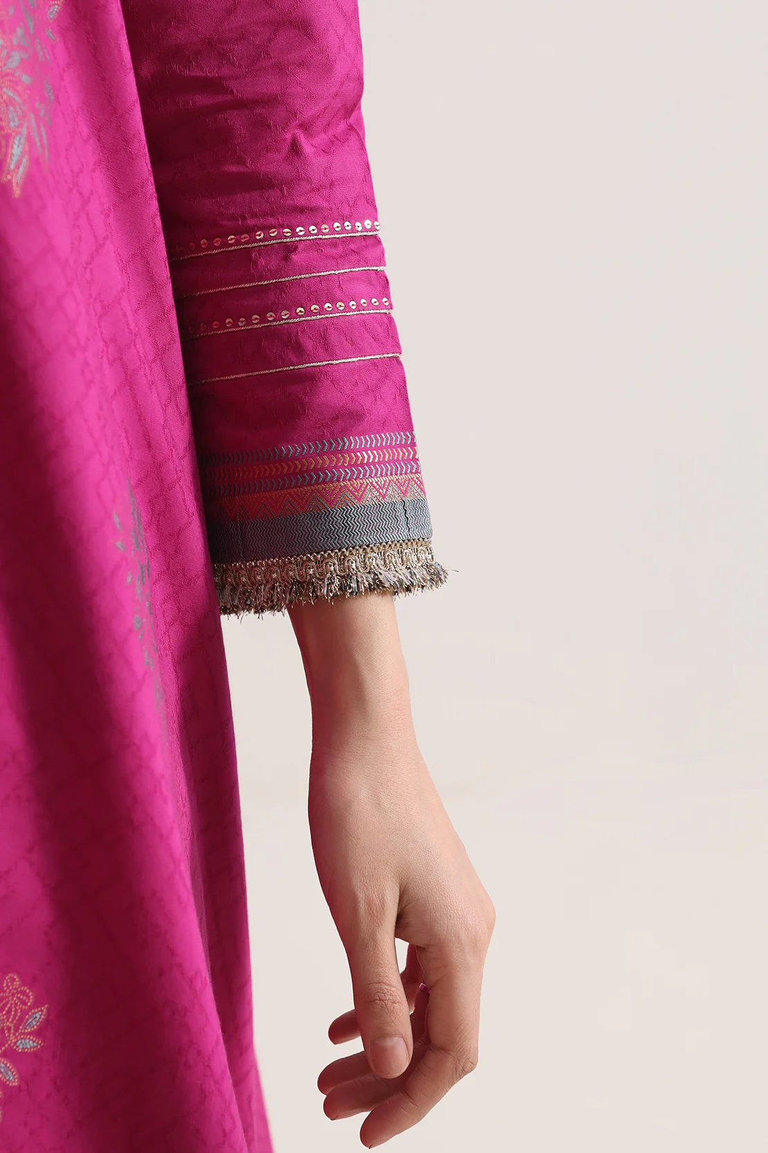 Unstitched Jacquard Cotton 3 Piece - Image 4