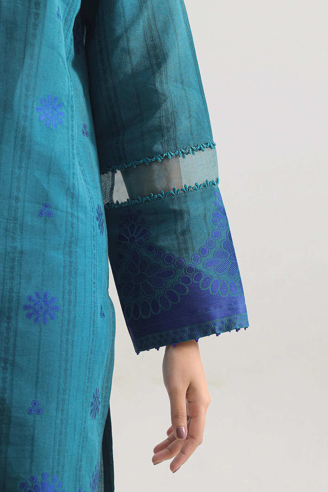 Unstitched Jacquard Cotton 3 Piece - Image 5