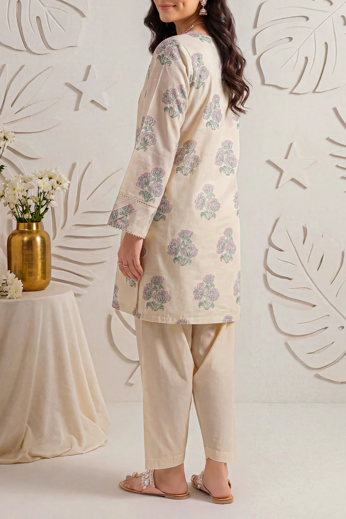 Unstitched Jacquard Cotton 3 Piece - Image 4
