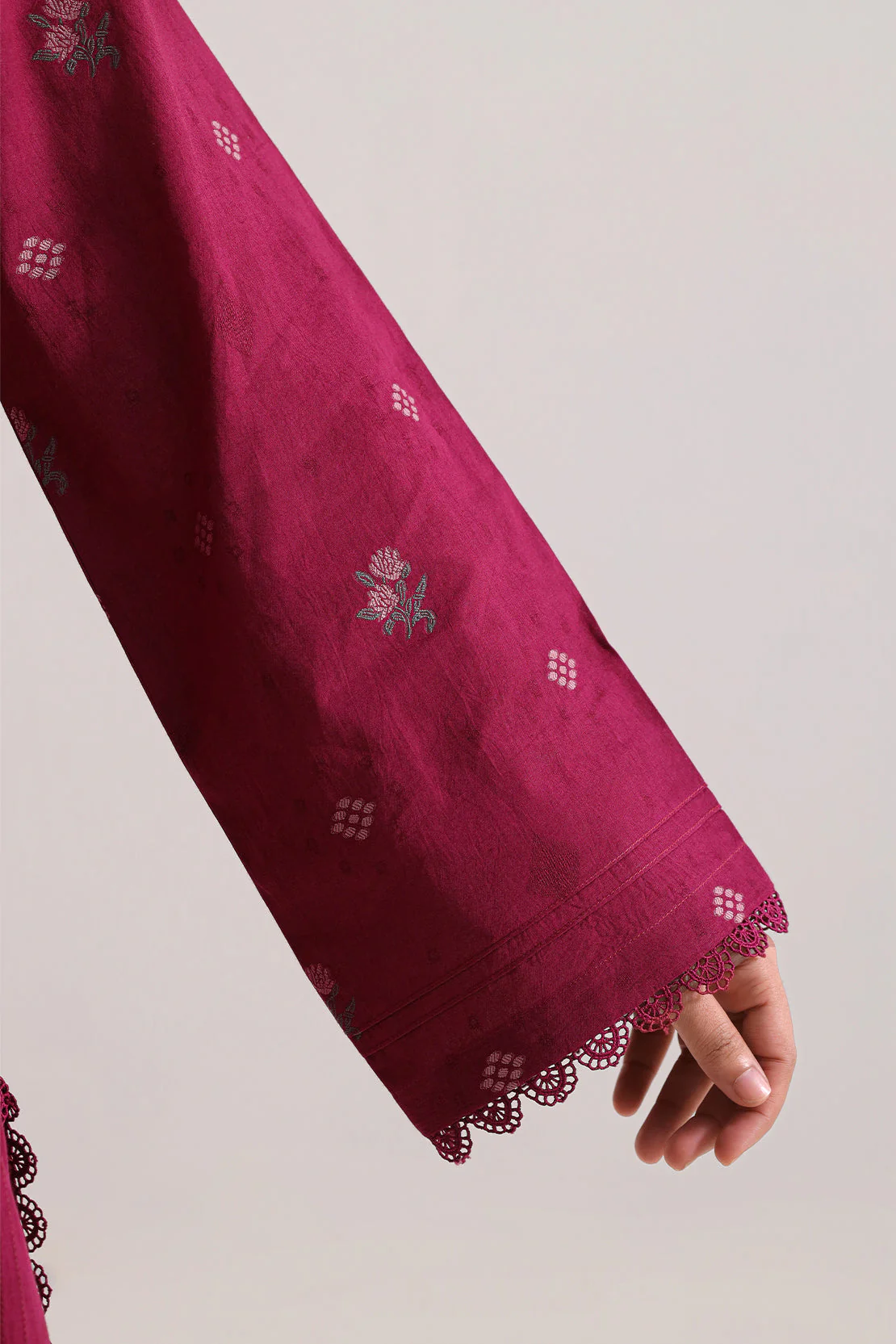Unstitched Jacquard Cotton 3 Piece - Image 5