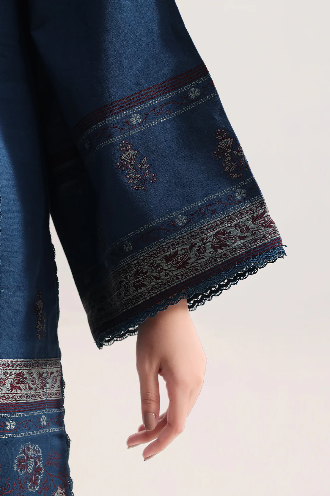 Unstitched Jacquard Cotton 3 Piece - Image 6