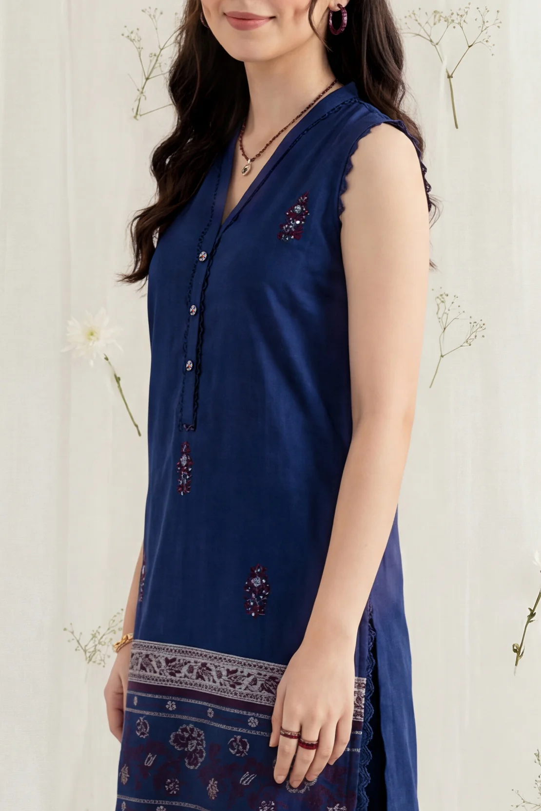 Unstitched Jacquard Cotton 3 Piece - Image 3