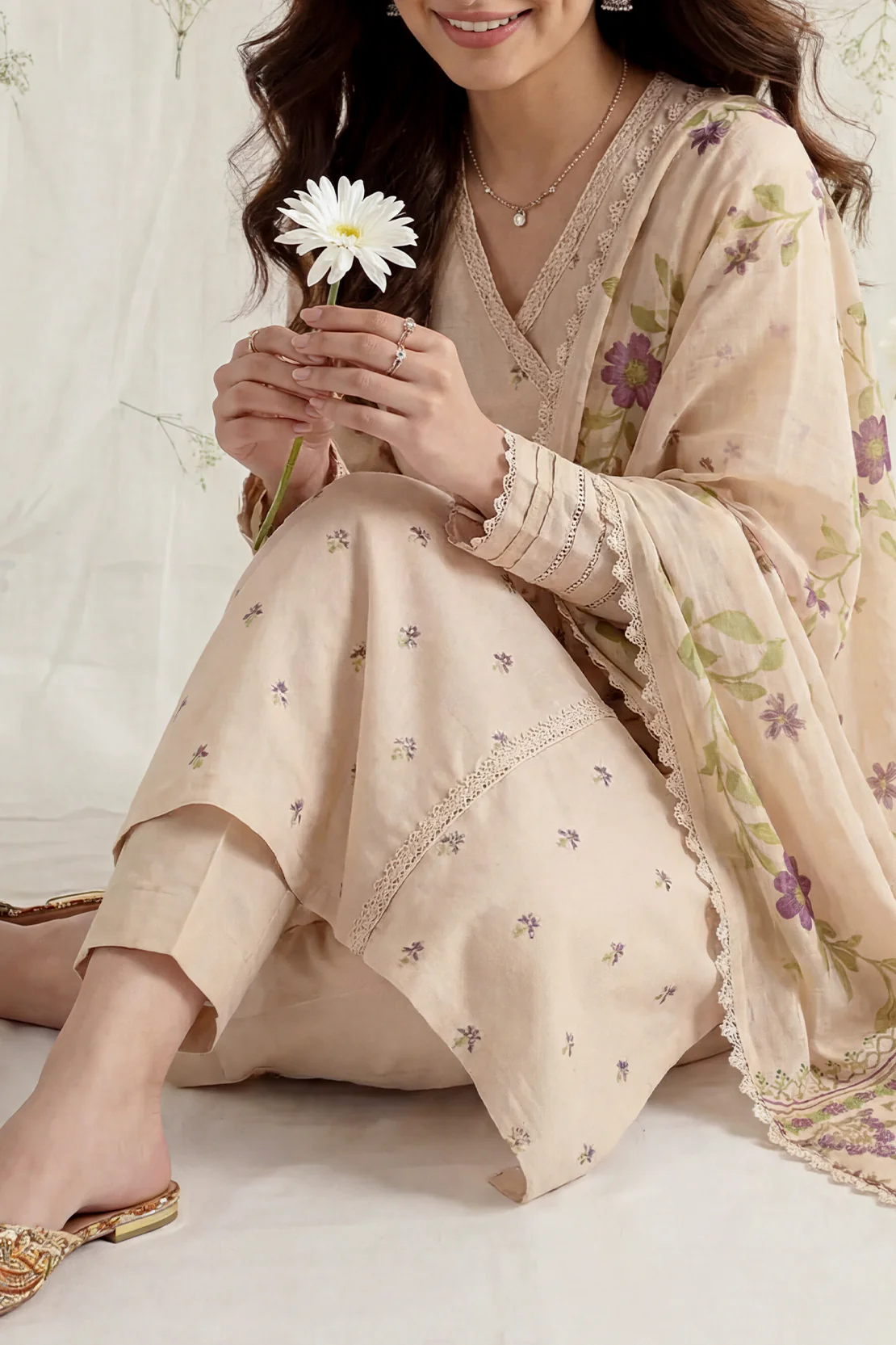 Unstitched Jacquard Cotton 3 Piece - Image 5