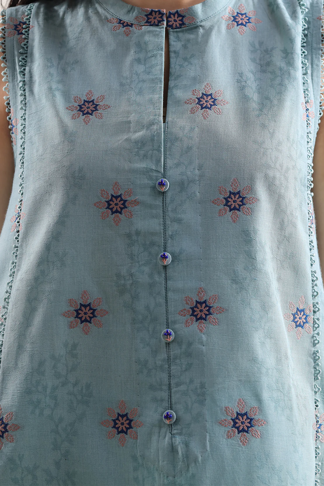 Unstitched Jacquard Cotton 3 Piece - Image 4