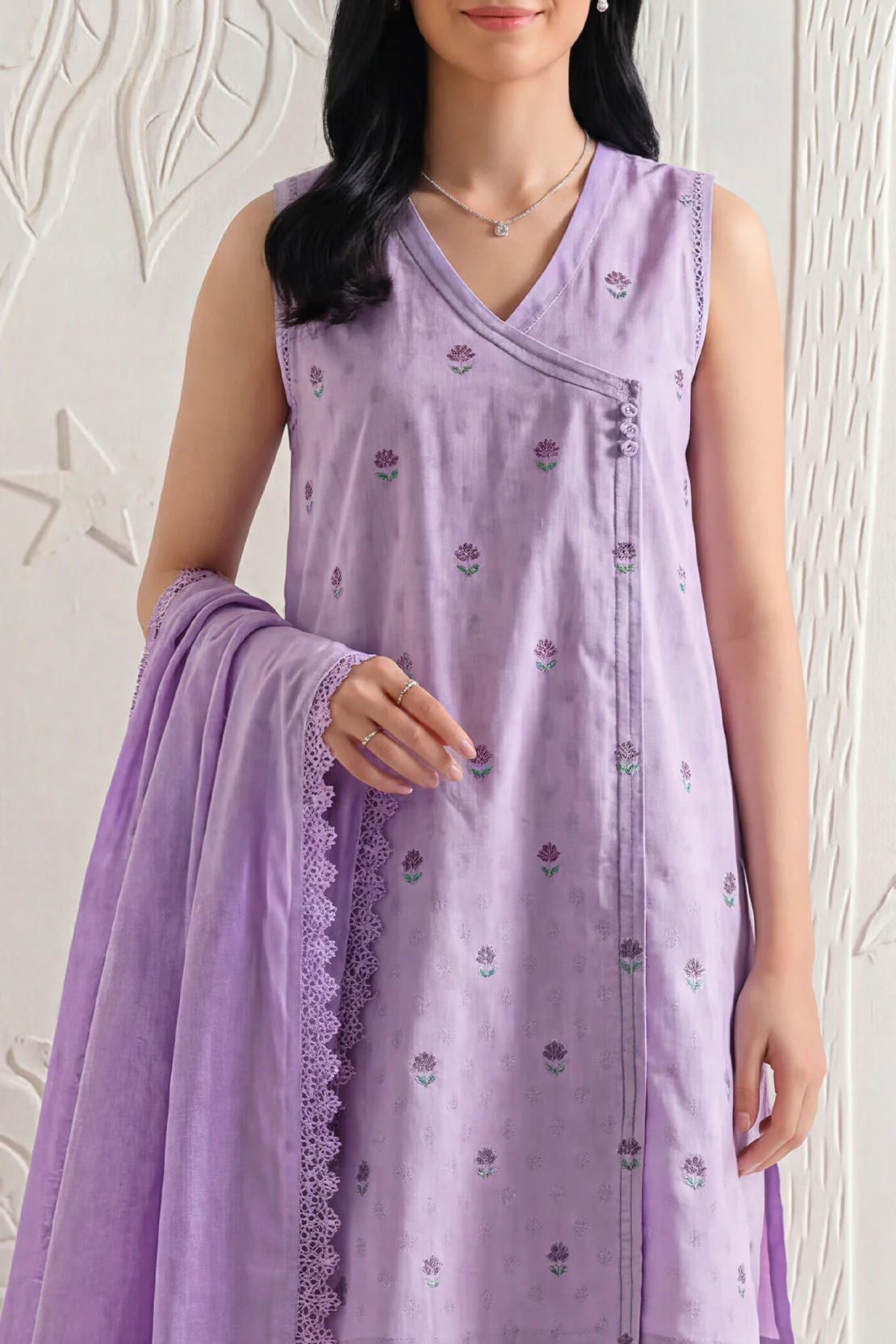 Unstitched Jacquard Cotton 3 Piece - Image 4