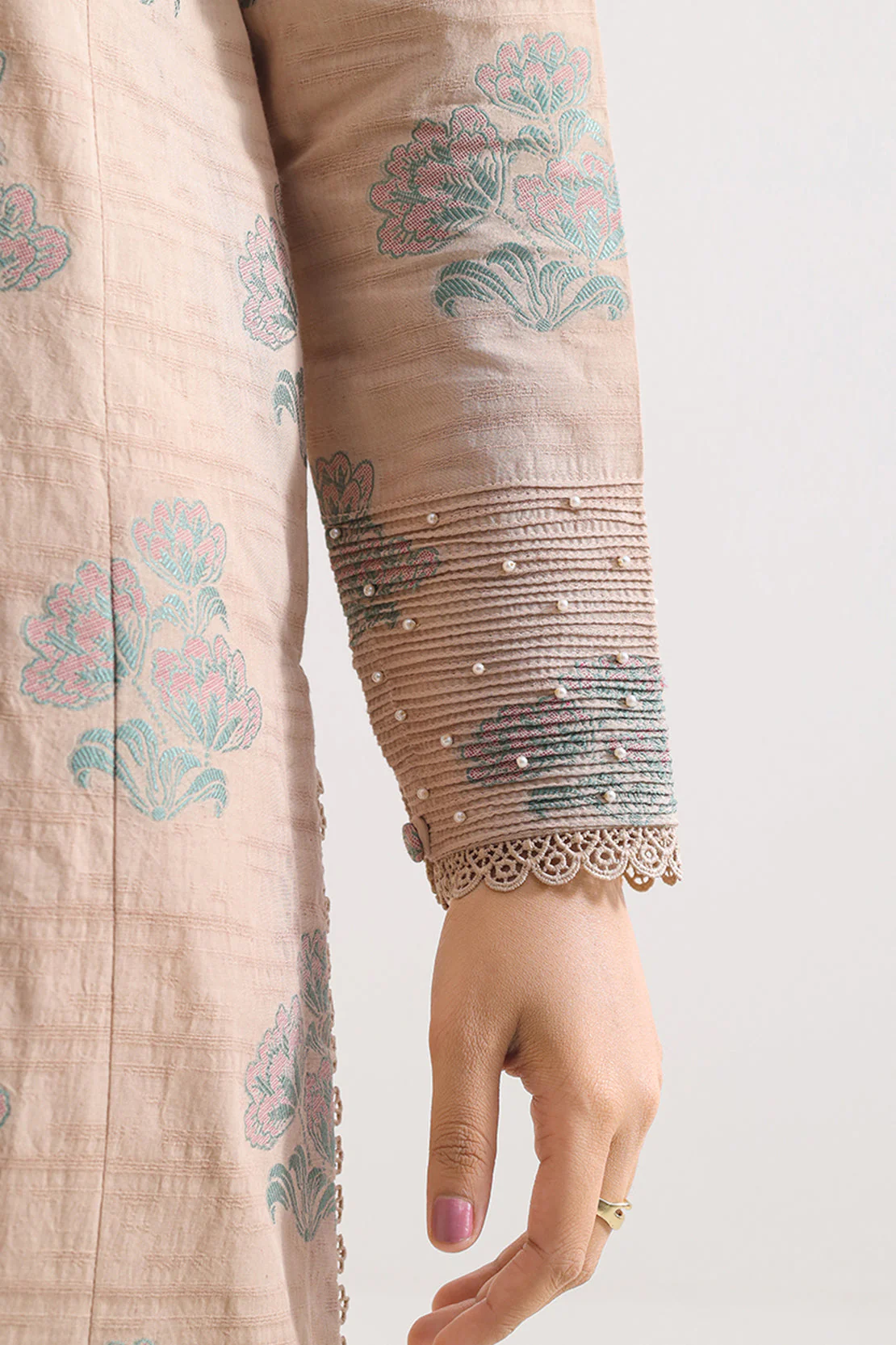 Unstitched Jacquard Cotton 3 Piece - Image 5