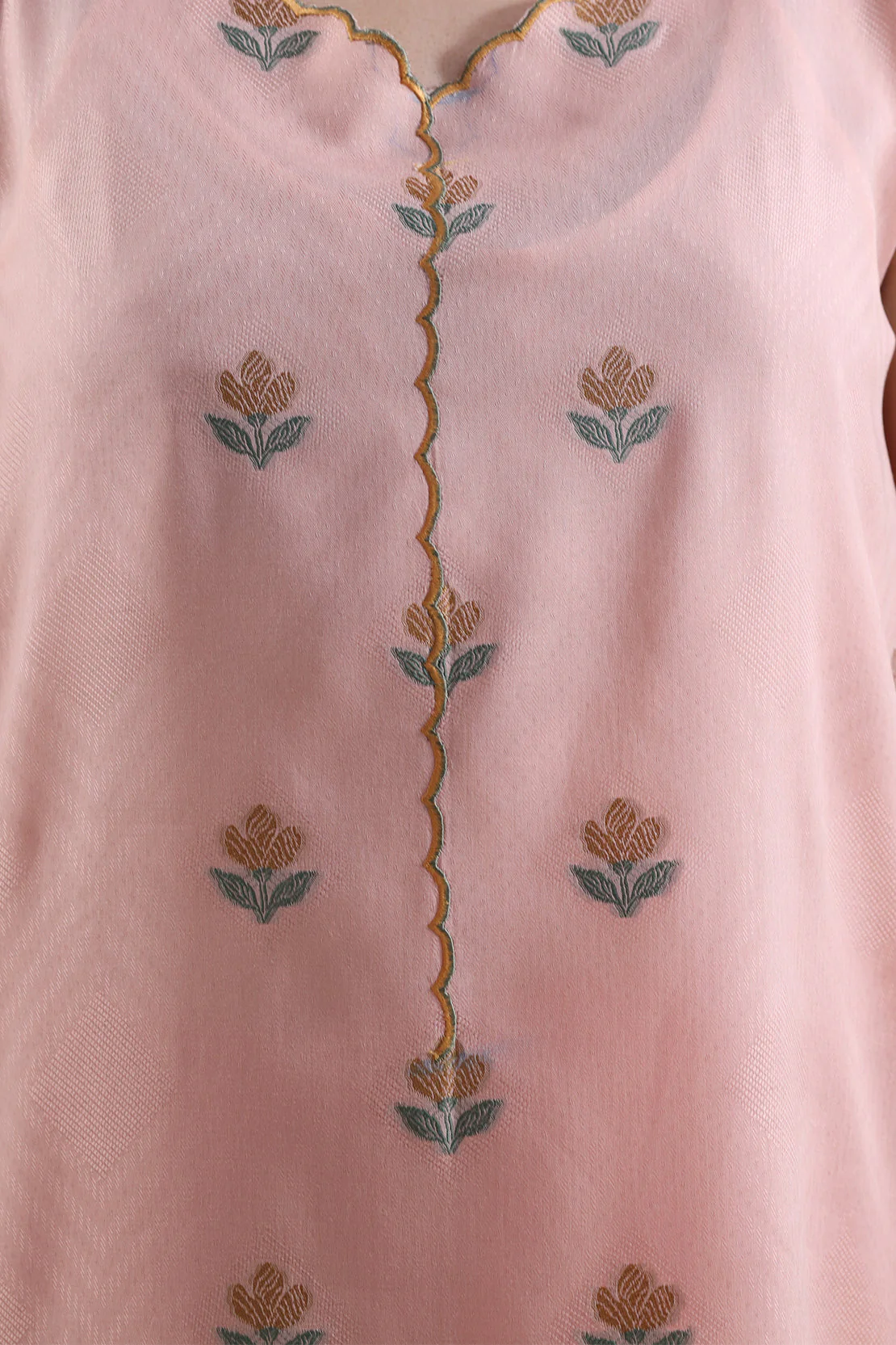 Unstitched Jacquard Cotton 3 Piece - Image 4