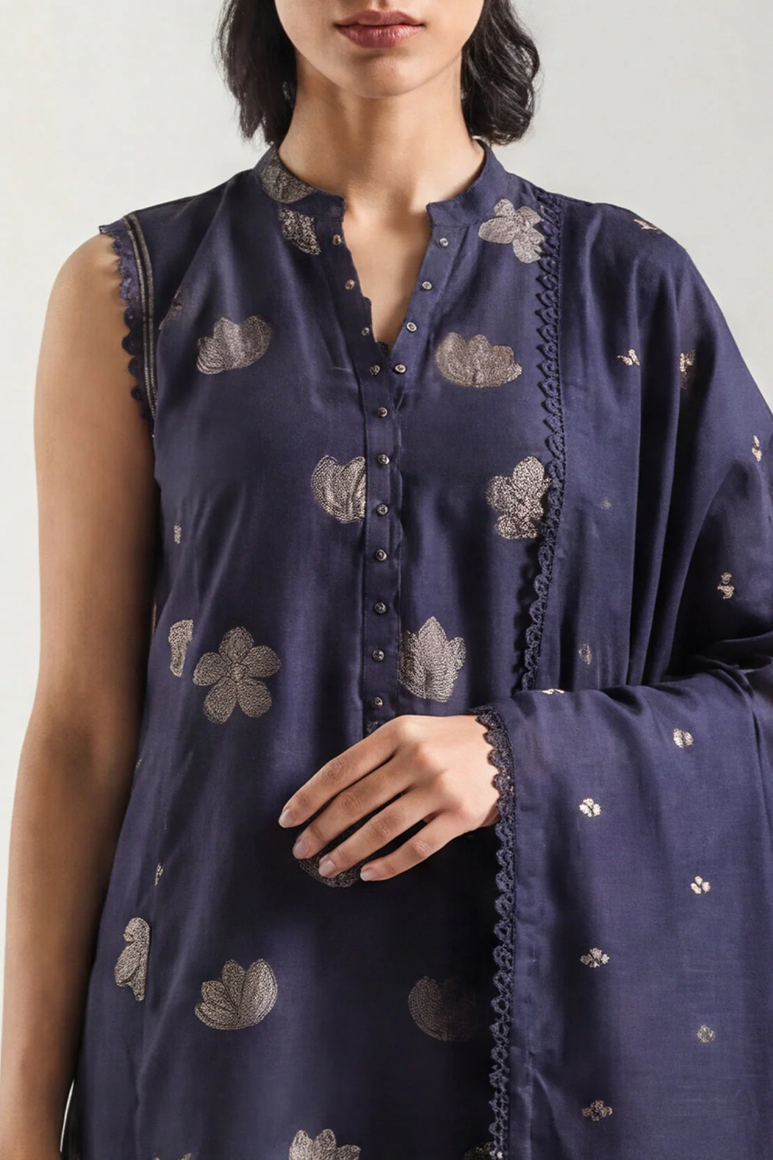 Unstitched Jacquard Cotton 3 Piece - Image 2
