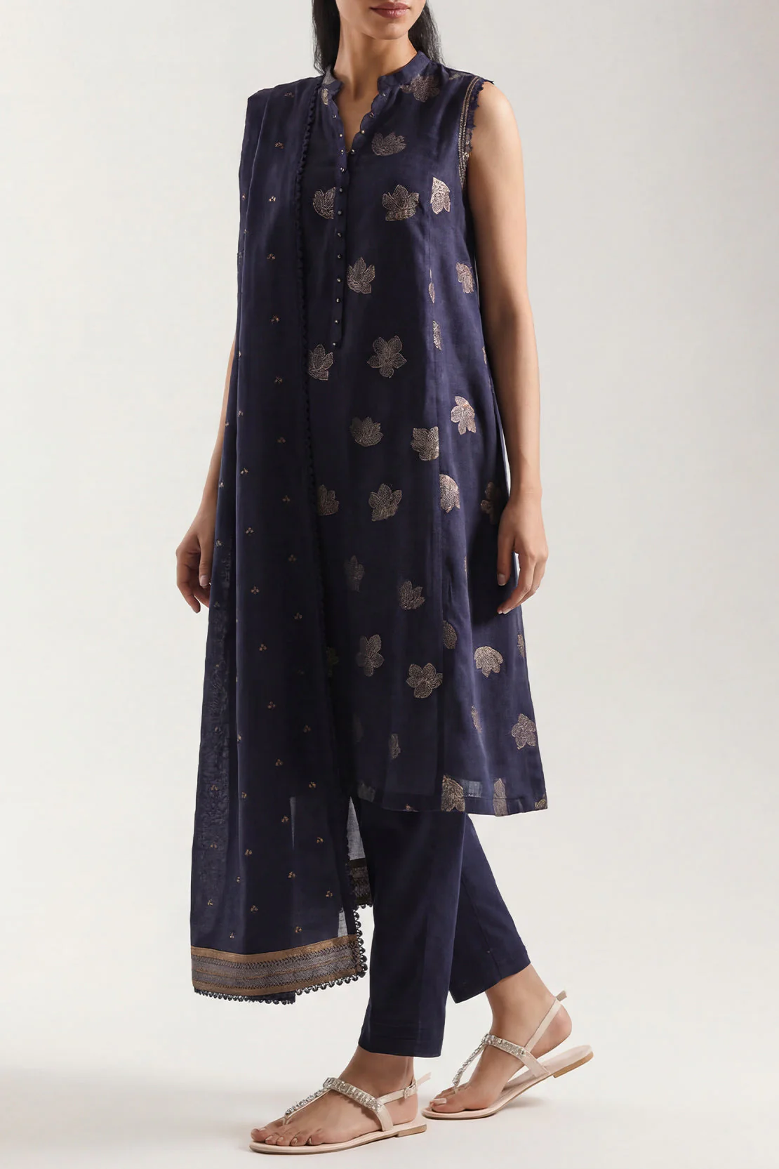 Unstitched Jacquard Cotton 3 Piece - Image 3