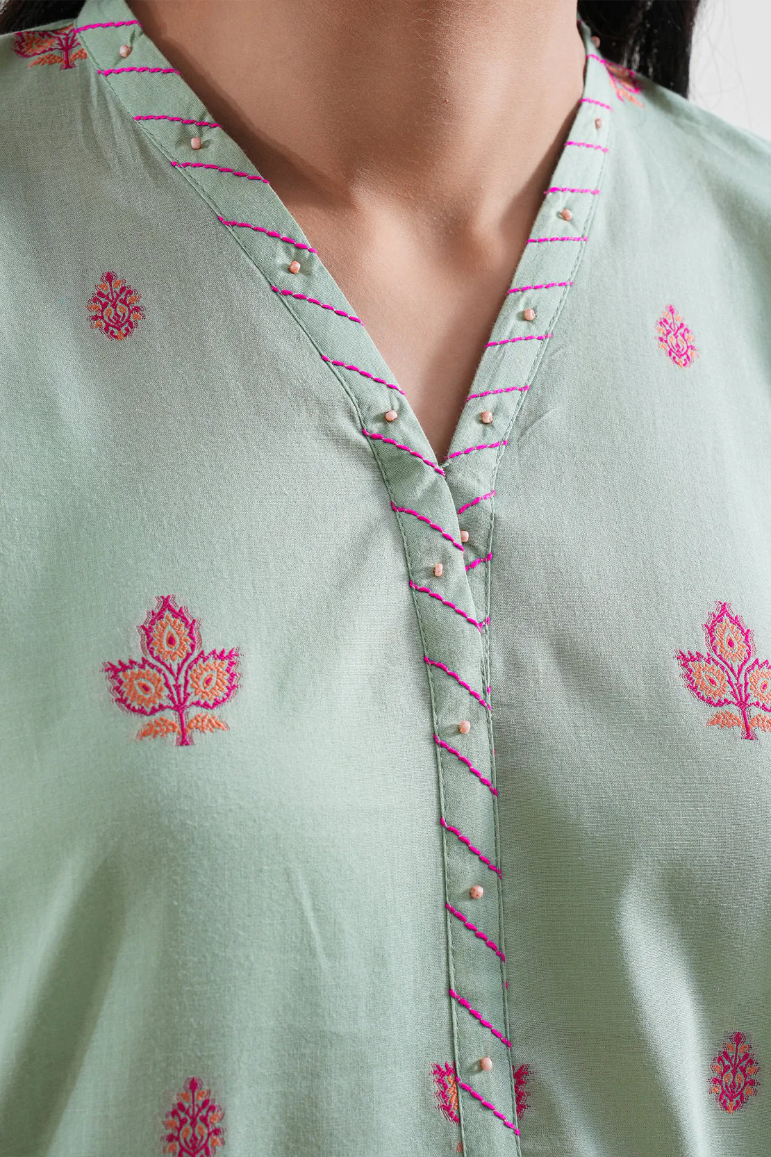 Unstitched Jacquard Cotton Shirt - Image 2