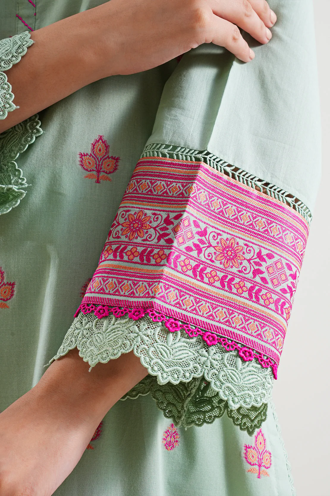 Unstitched Jacquard Cotton Shirt - Image 3