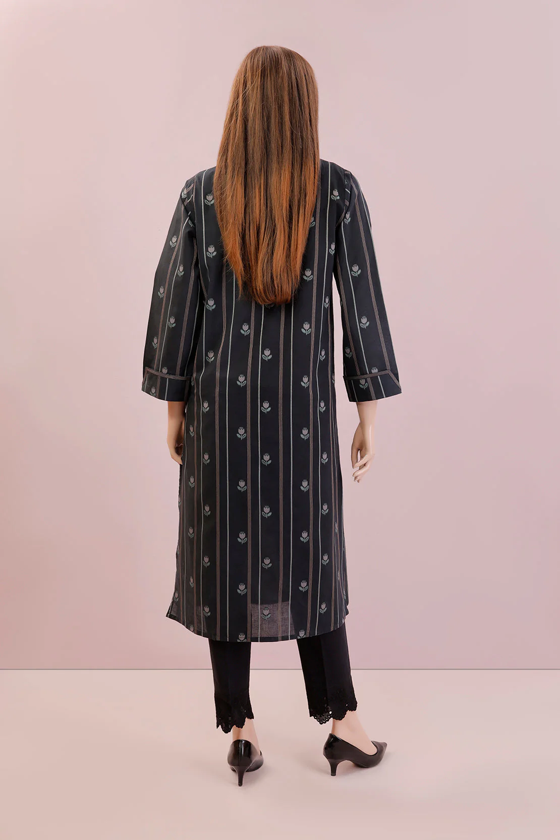 Unstitched Jacquard Cotton Shirt - Image 2