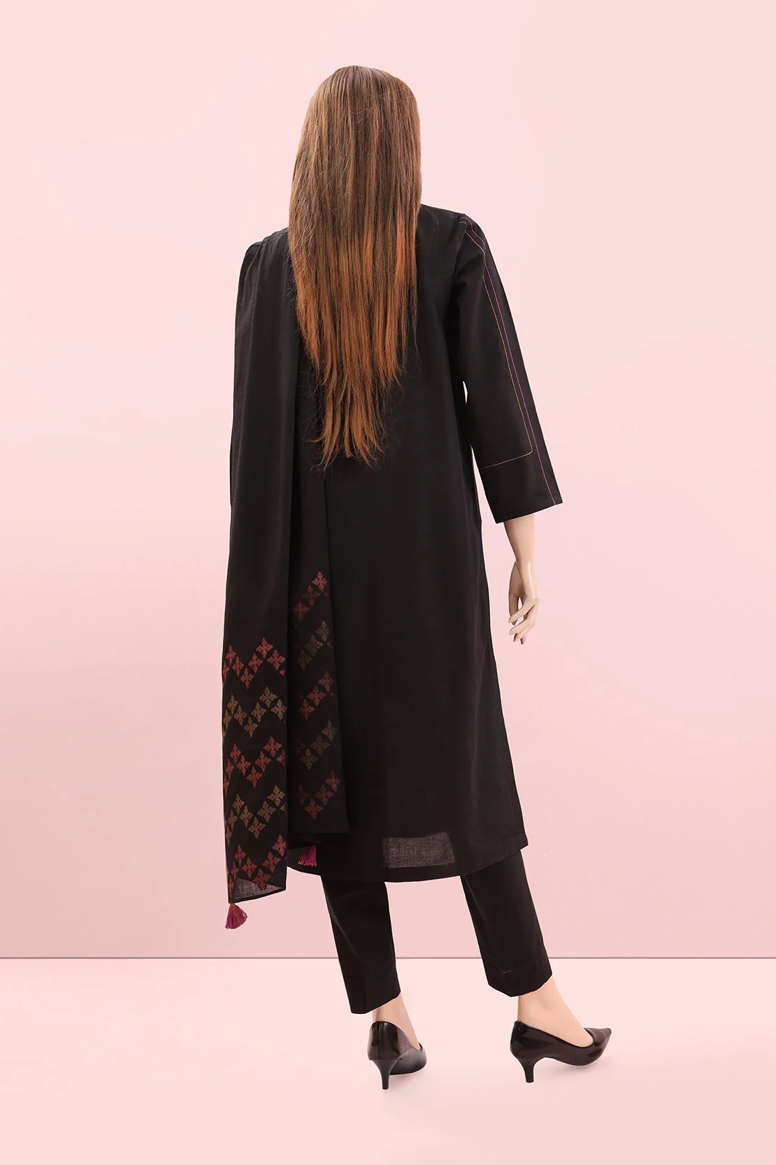 Unstitched Jacquard Cotton Shirt - Image 2