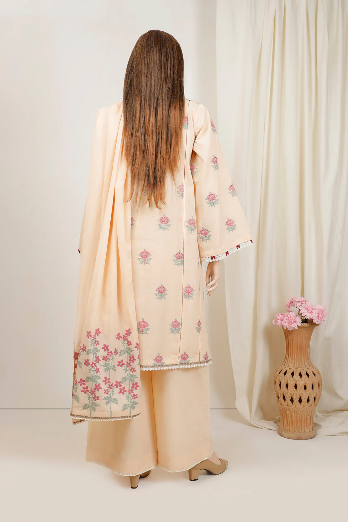 Unstitched Jacquard Cotton Shirt - Image 3