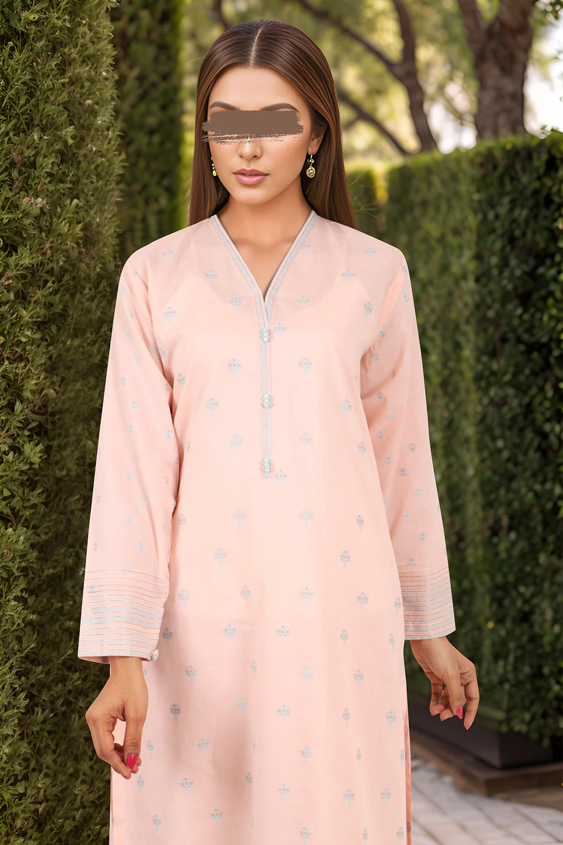 Unstitched Jacquard Cotton Shirt - Image 2