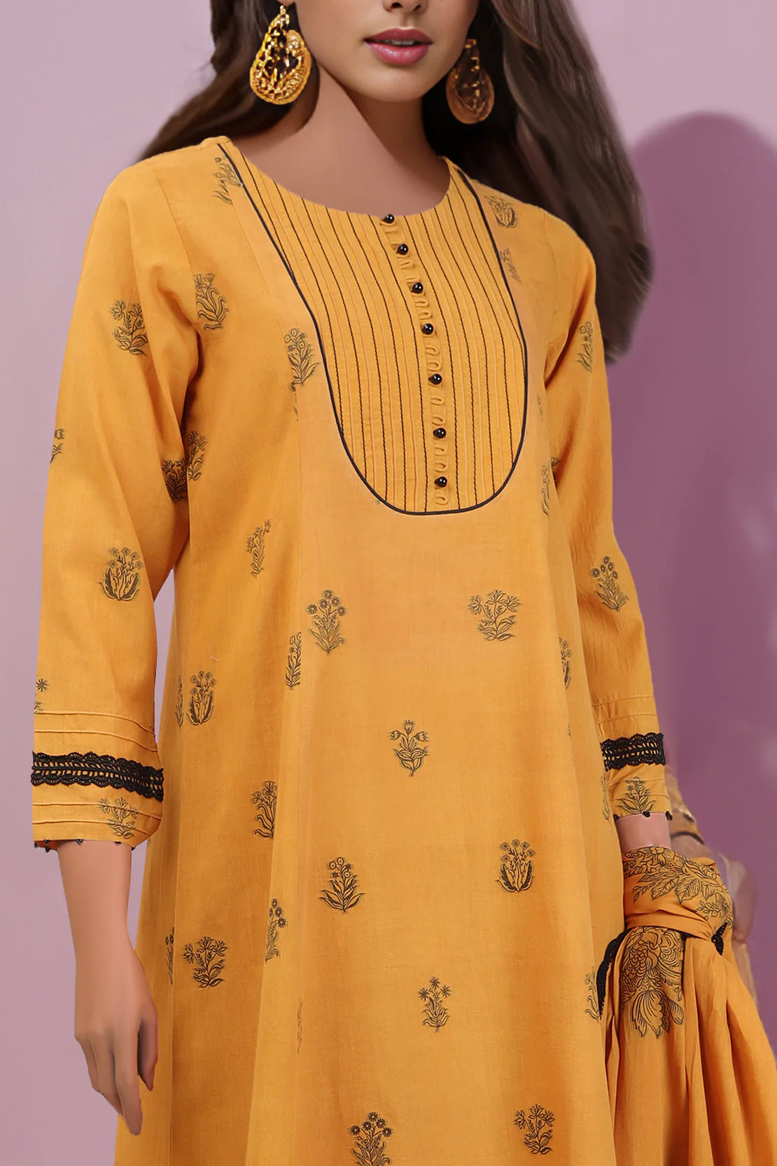 Unstitched Jacquard Cotton Shirt