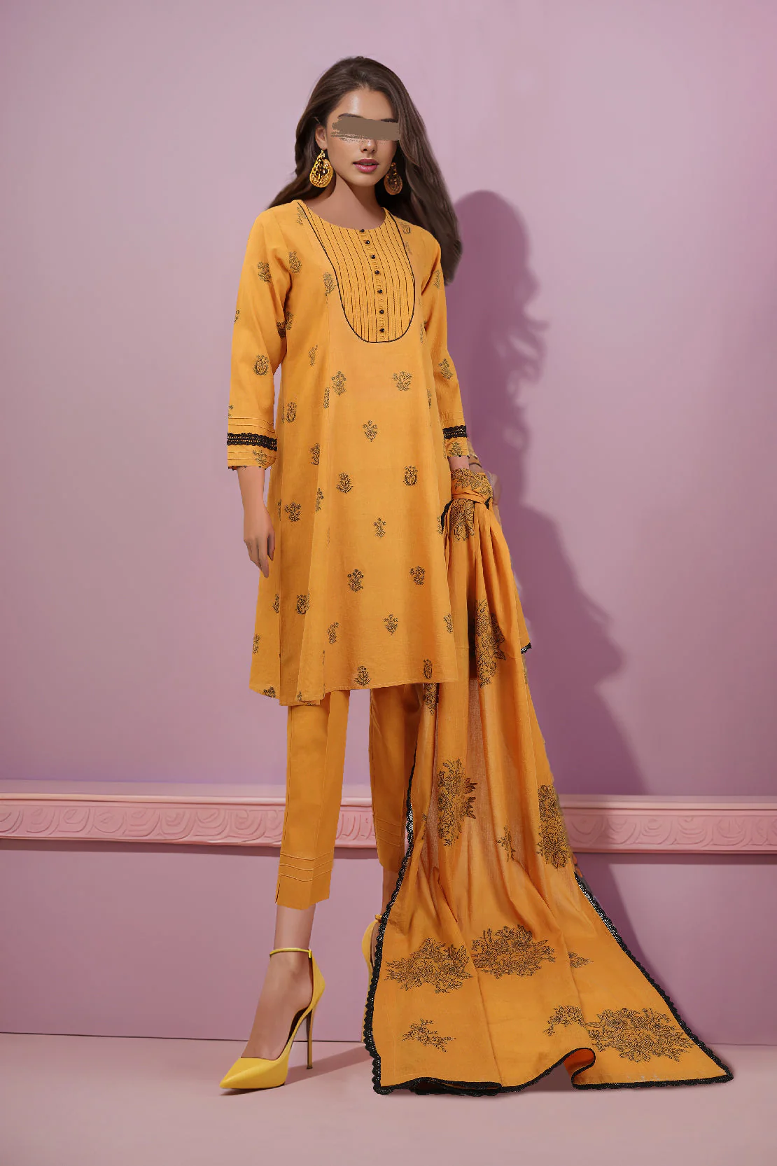 Unstitched Jacquard Cotton Shirt - Image 2