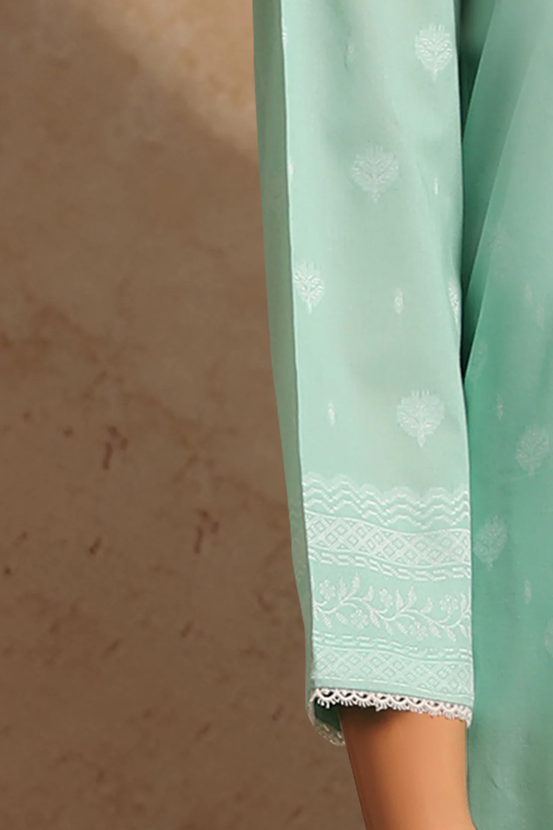 Unstitched Jacquard Cotton Shirt - Image 4