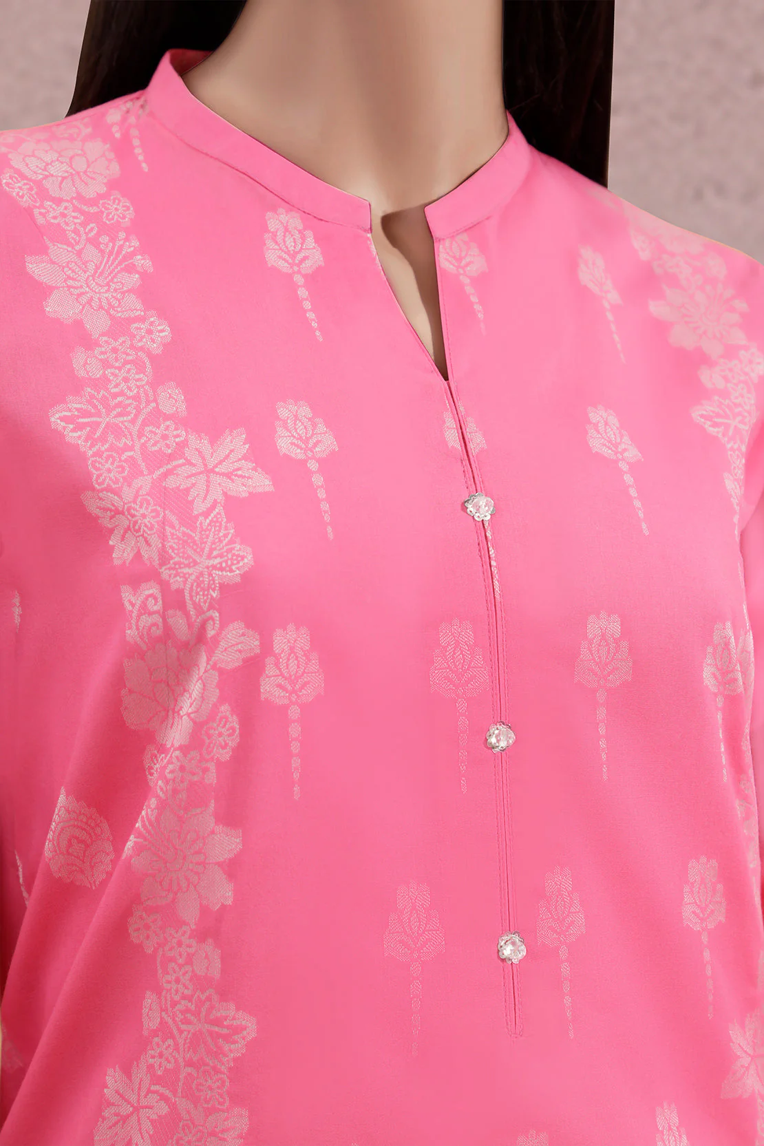 Unstitched Jacquard Cotton Shirt - Image 2
