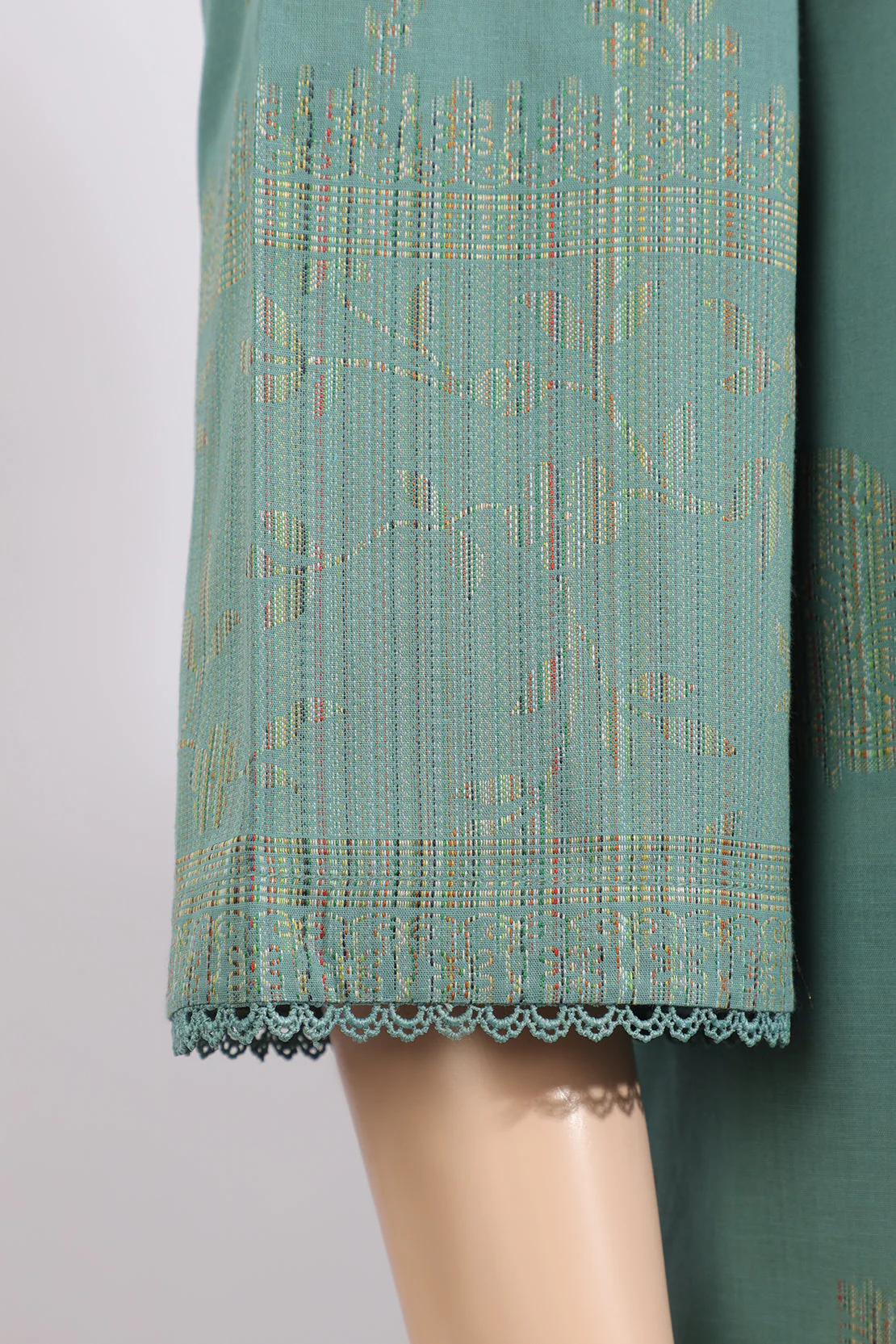 Unstitched Jacquard Cotton Shirt - Image 4