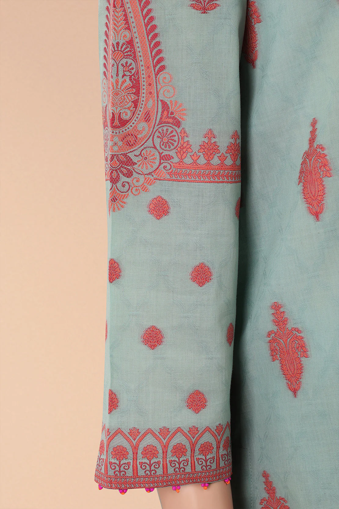 Unstitched Jacquard Cotton Shirt - Image 3