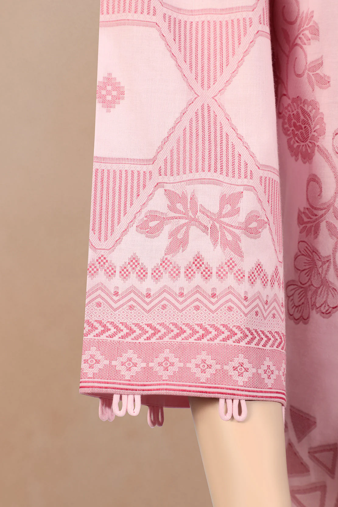Unstitched Jacquard Cotton Shirt - Image 3