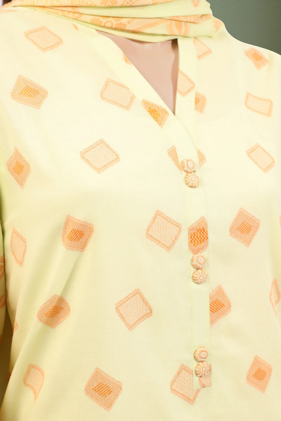Unstitched Jacquard Cotton Shirt - Image 2